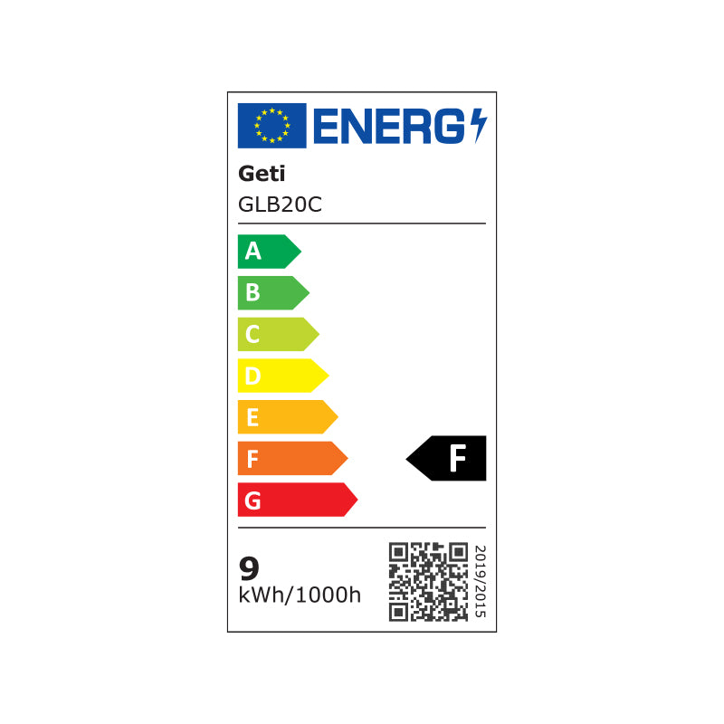 Žárovka LED E27 9W A60 bílá studená GETI