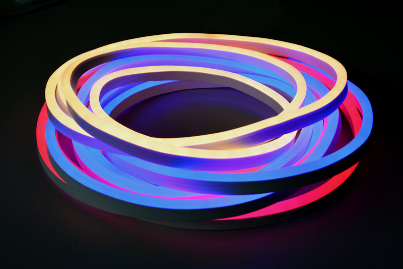 LED neon flexi hadice 230V 120LED/m 12W/m červená 50m