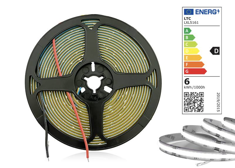 LED pásek 12V IP20 30W bílá přírodní 5m LTC LXL5161