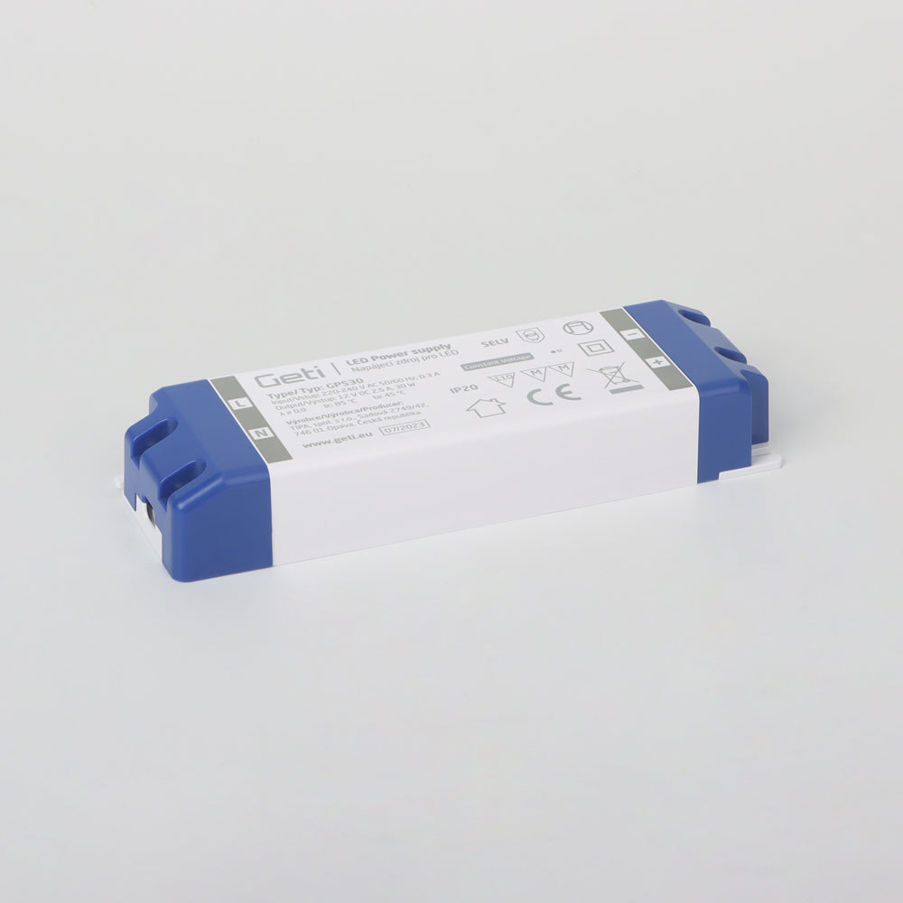 Zdroj spínaný pro LED 12V/ 30W GETI GPS30, IP20