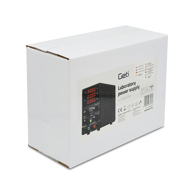 Zdroj laboratorní GETI GLPS1203H 0-120V/ 0-3A