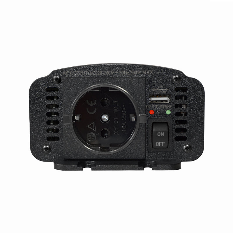 Měnič napětí GETI GPI 612 12V/230V 600W USB Schuko