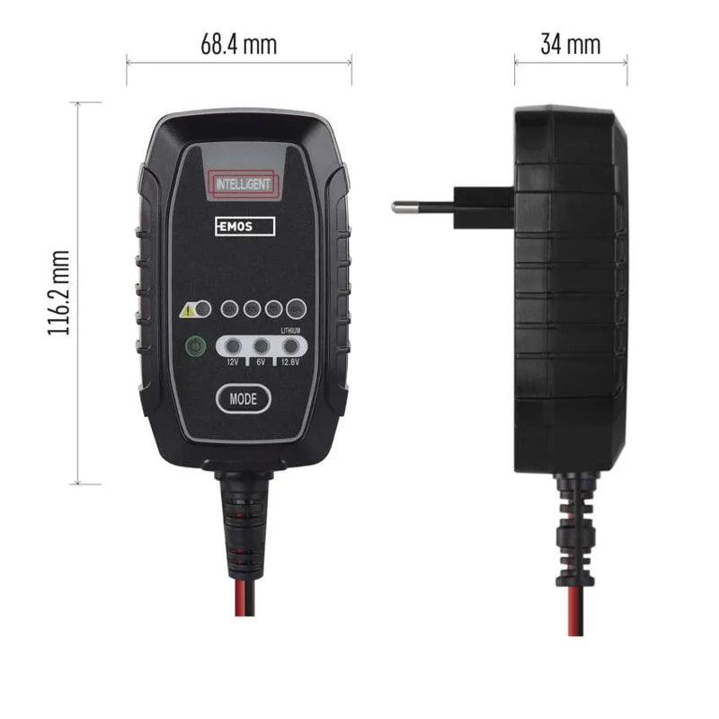 Nabíječka autobaterií EMOS N1015 6/12V 0,8A