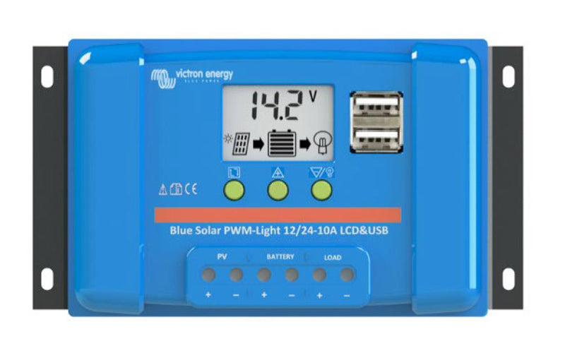 Solární regulátor PWM Victron Energy 30A LCD a USB 12V/24V