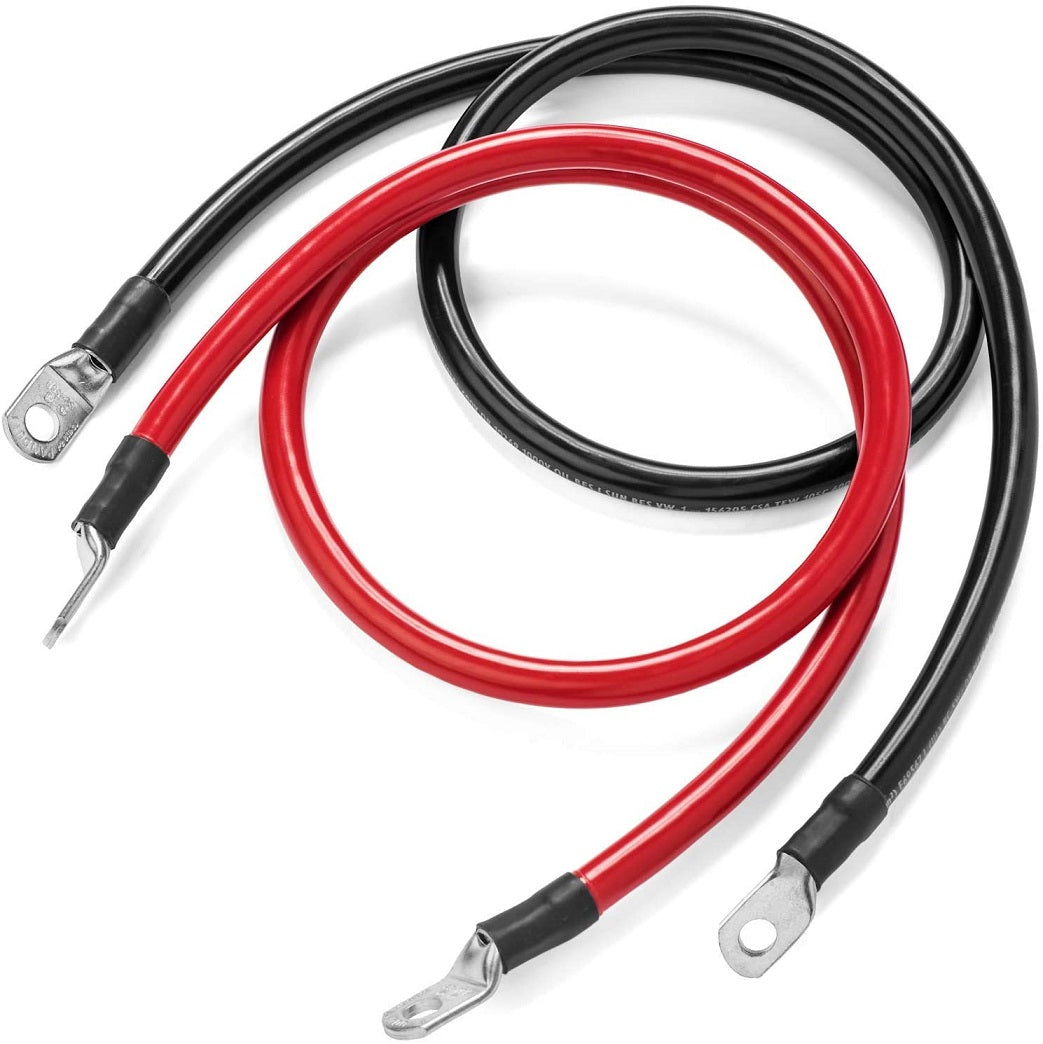Propojovací kabely pro baterie 100cm AWG4 (červený+černý)