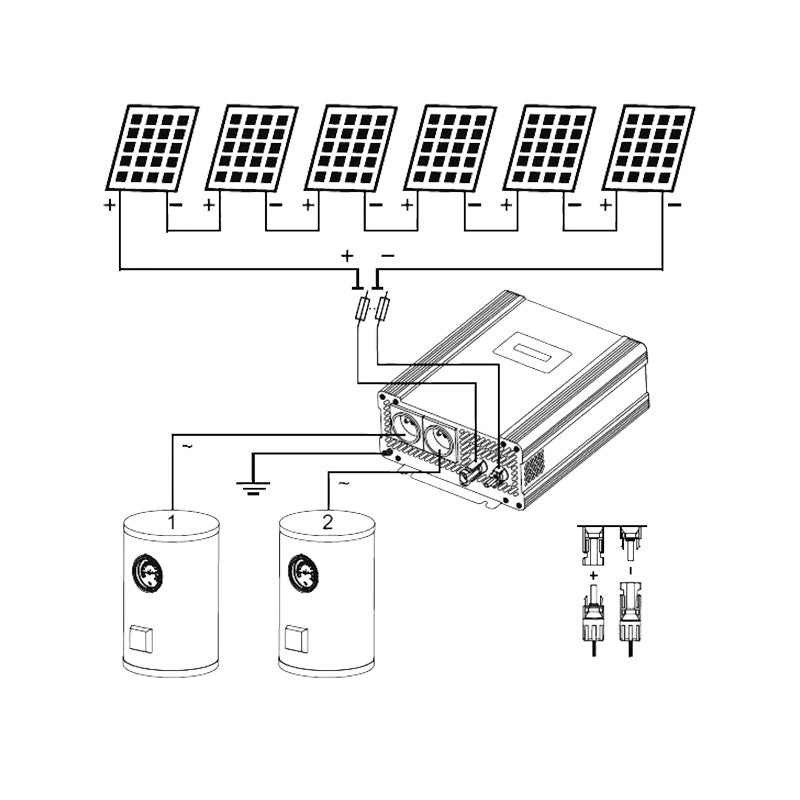 Solární invertor ECO SOLAR BOOST EVO MPPT-4000 PRO 4KW
