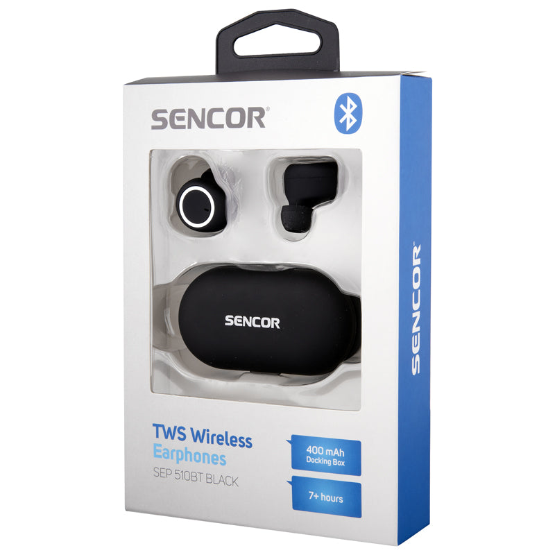 Sluchátka Bluetooth SENCOR SEP 510BT BK