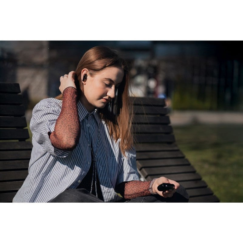 Sluchátka Bluetooth FORCELL F-Audio TWS ANC Bass Engine Black Tuya