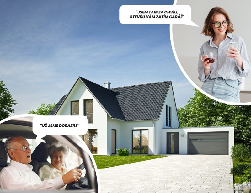 Smart ovladač garážových vrat IMMAX NEO 07706L WiFi