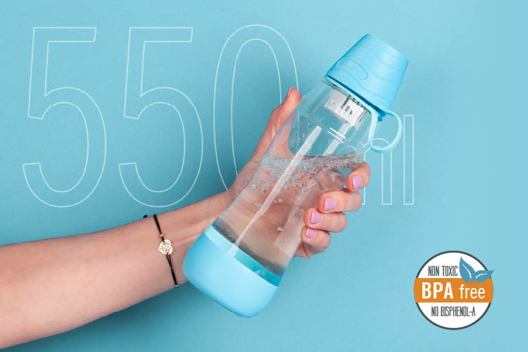 Láhev na vodu TEESA Pure Water Blue TSA0120-B