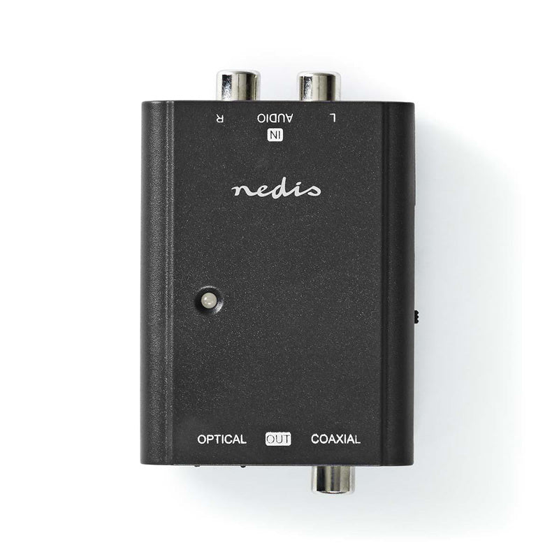 Převodník 2x Cinch/Toslink NEDIS ACON2508BK