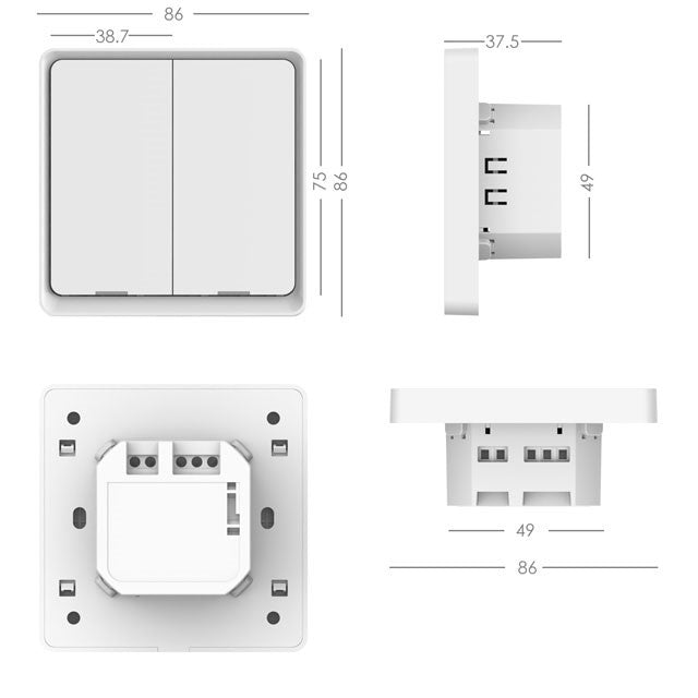 Smart vypínač osvětlení IMMAX NEO 07513L WiFi Tuya