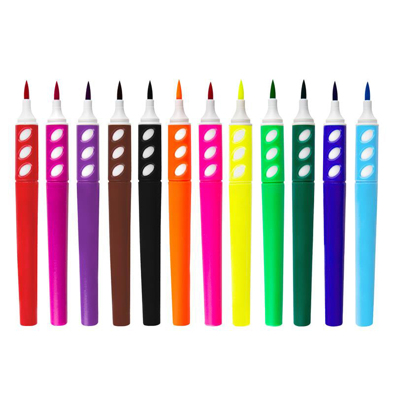 Štětcové fixy EASY Brush 12 barev