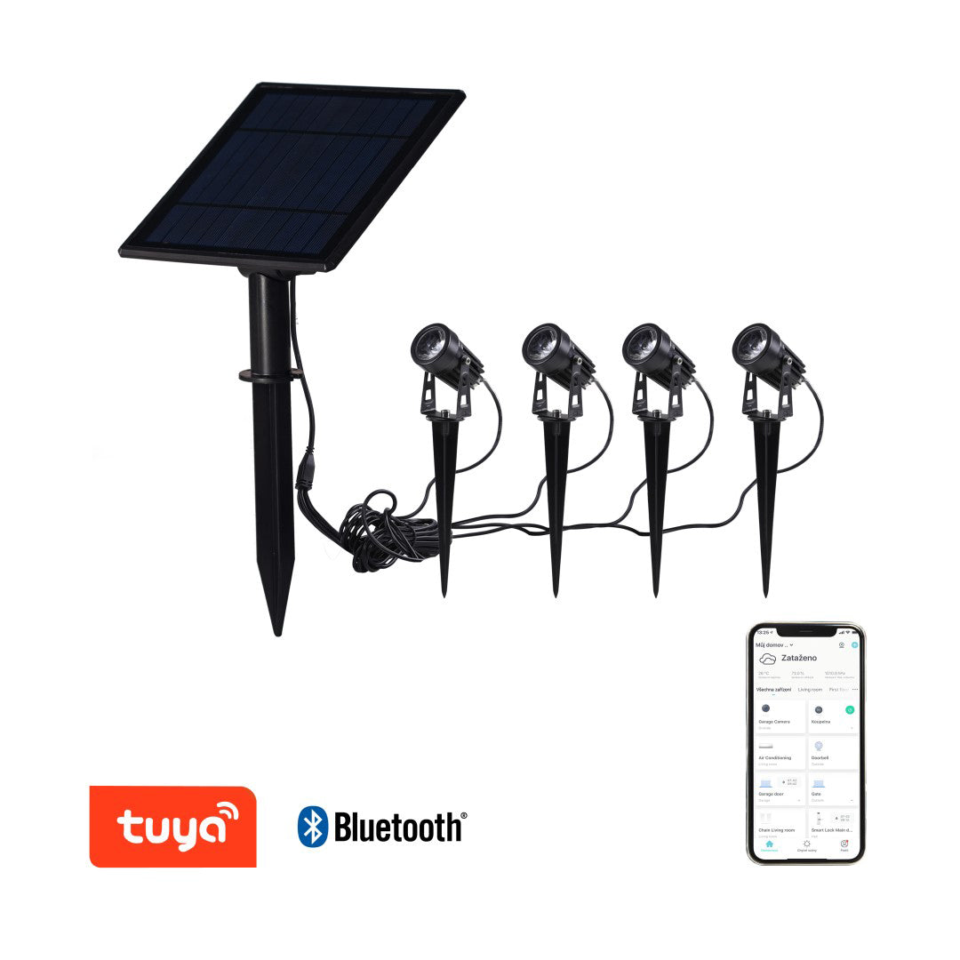 Smart svítidlo solární IMMAX NEO 07903L Reflectores WiFi Tuya