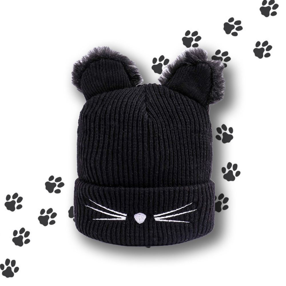 Čepice kočičí 4L černá