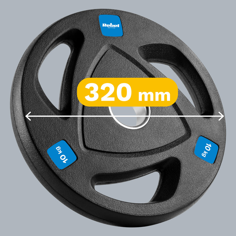 Sada litinových závaží REBEL RBA-2110 2x10kg
