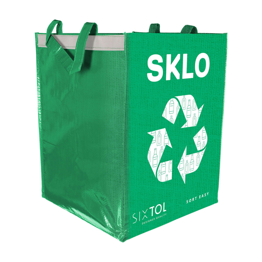 Taška na tříděný odpad SIXTOL Sort Easy Glass 36l