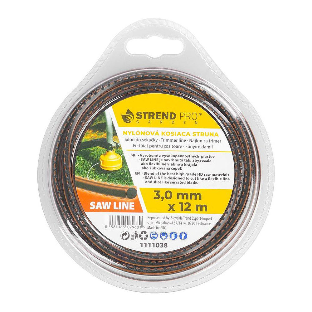 Struna SawLine STREND PRO 1111038 3,0mm 12m zoubkovaná