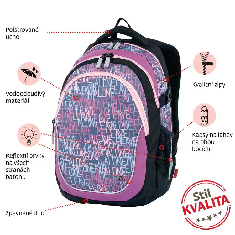 Batoh studentský STIL Alone