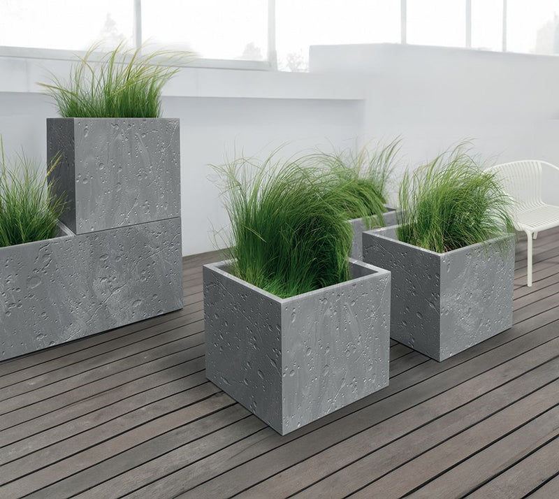 Květináč SIERRA CASE BETON EFFECT marengo 57,7cm