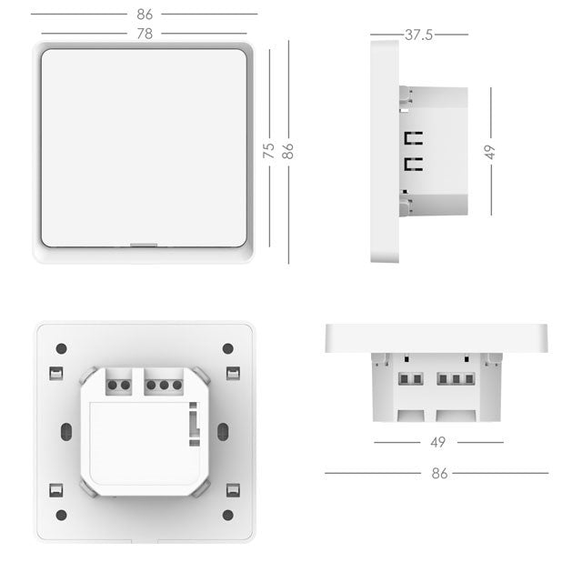 Smart vypínač osvětlení IMMAX NEO 07569L WiFi Tuya