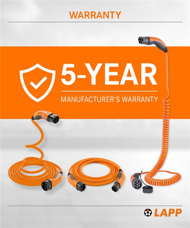 Kabel nabíjecí LAPP 75743 typ 2 11kW 20A 3 fáze 3m pro elektromobil