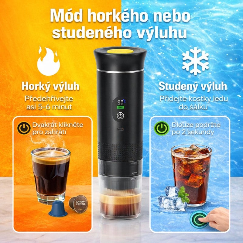 Kávovar cestovní CARCLEVER 35610 3v1