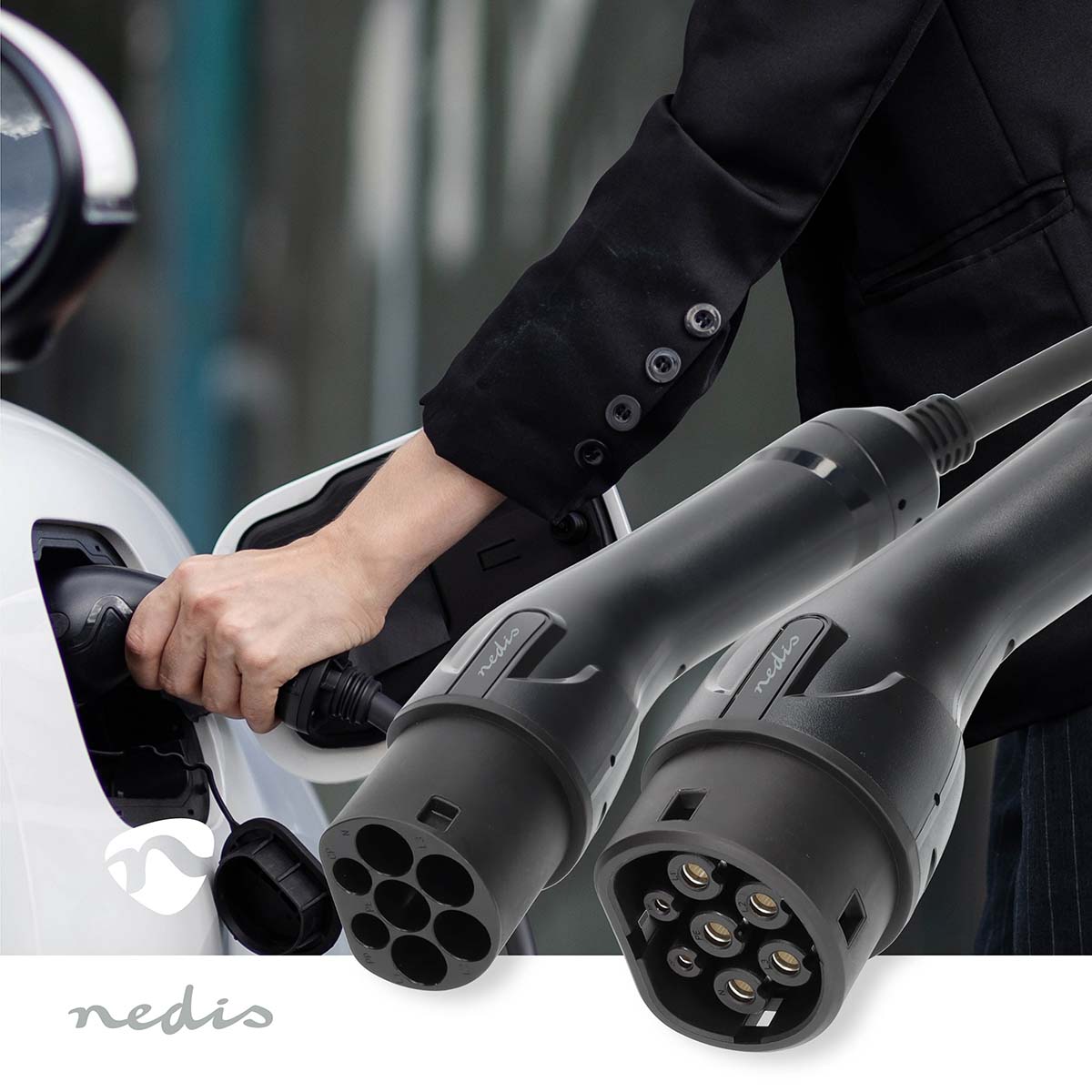 Kabel nabíjecí NEDIS EVCA11KWBK50 11kW 16A 3 fáze 5m pro elektromobily