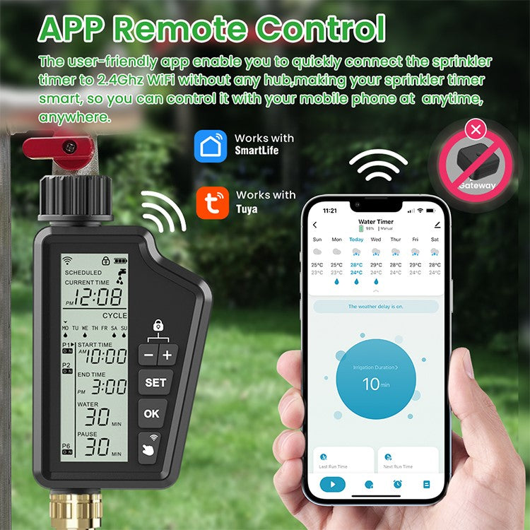 Smart zavlažovací ventil IMMAX NEO 07556L WiFi Tuya