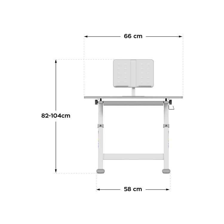 Ergonomický stůl MARK ADLER Study 3.0 Grey 66 cm