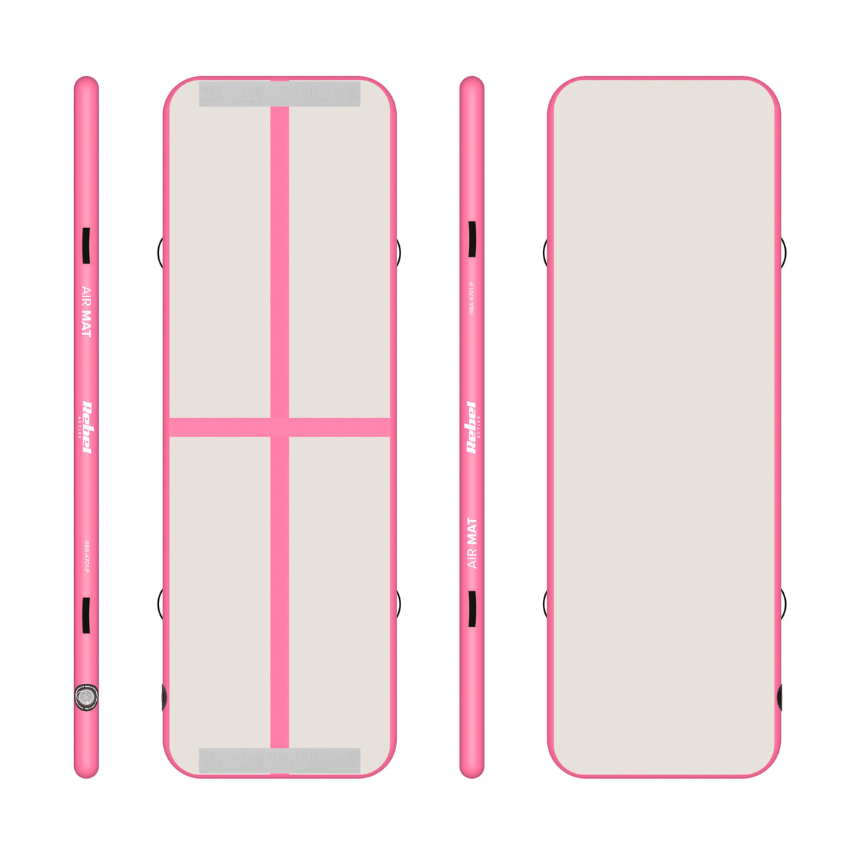 Airtrack REBEL RBA-4702-P 400x100x10cm pink