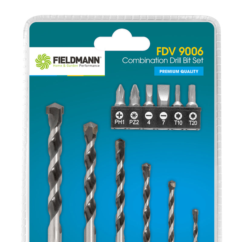 Sada vrtáků a bitů do zdiva FIELDMANN FDV 9006 12ks