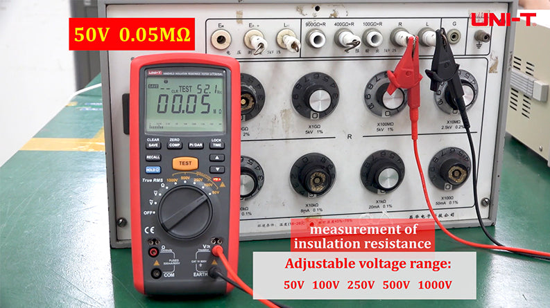Tester izolačního odporu UNI-T UT505B