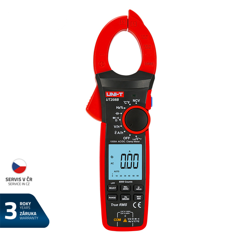 Klešťový multimetr UNI-T UT208B