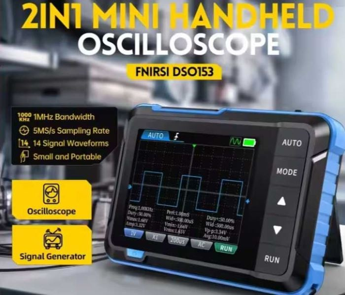 Osciloskop FNIRSI DSO153 1MHz.