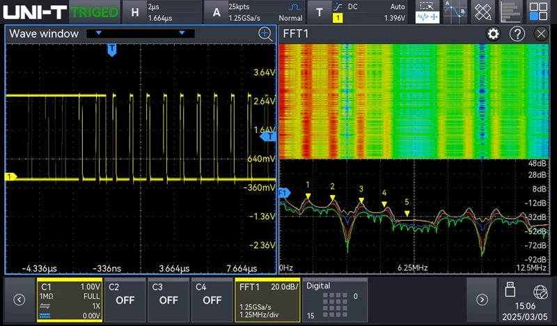 Osciloskop UNI-T MSO1154HD-S