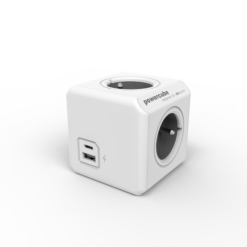 POWERCUBE Original USB A+C FR Grey