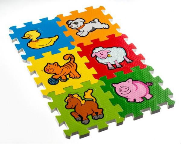 Dětské puzzle TEDDIES Moje první zvířátka 6ks