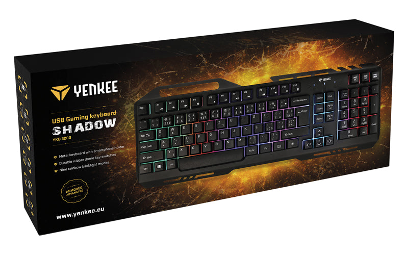 Klávesnice YENKEE YKB 3200 Shadow herní