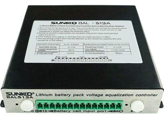 Balancér bateriový SUNKKO BAL-513A 4-13S 5A pro Li-Ion, LiFePO4 články