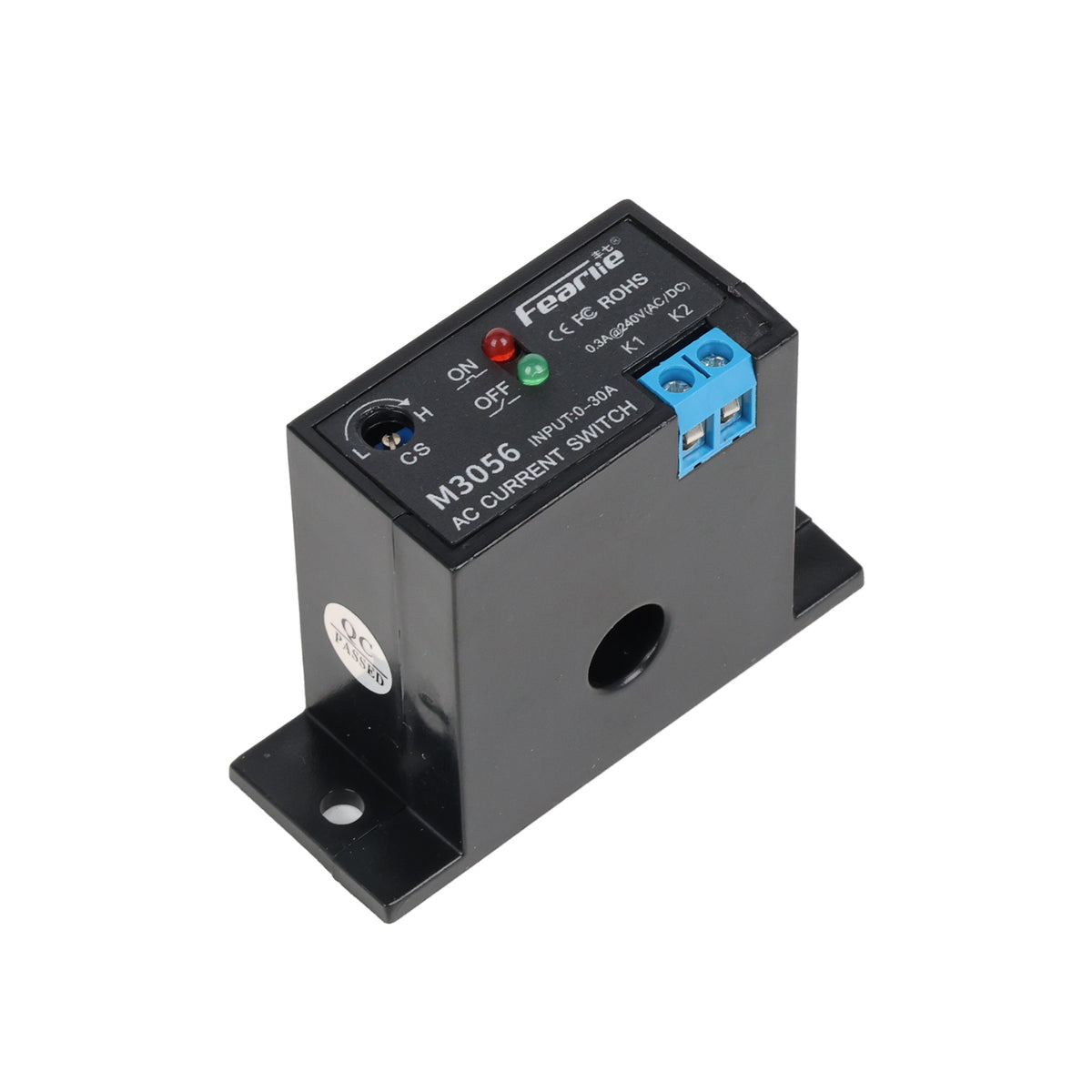 Modul Proudové relé M3056 AC (Rozpínací kontakt NC, nastavitelné 0,2–30 A)