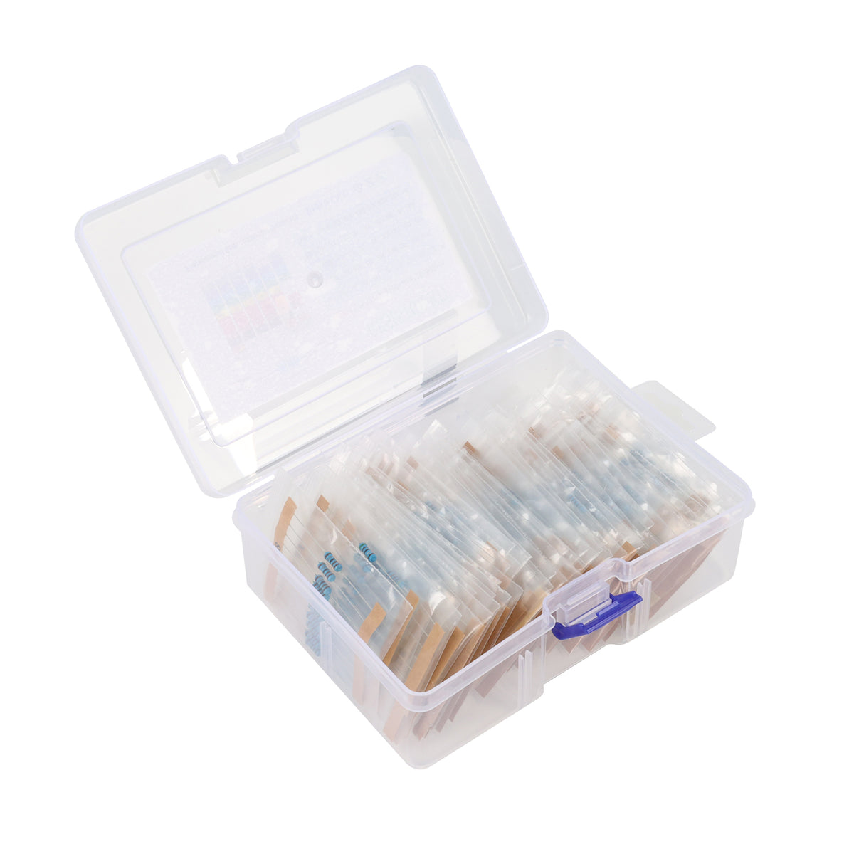 Sada metalizovaných rezistorů 1,2ohm-1Mohm 1/2W (0,5W) – 500 ks, 50 hodnot