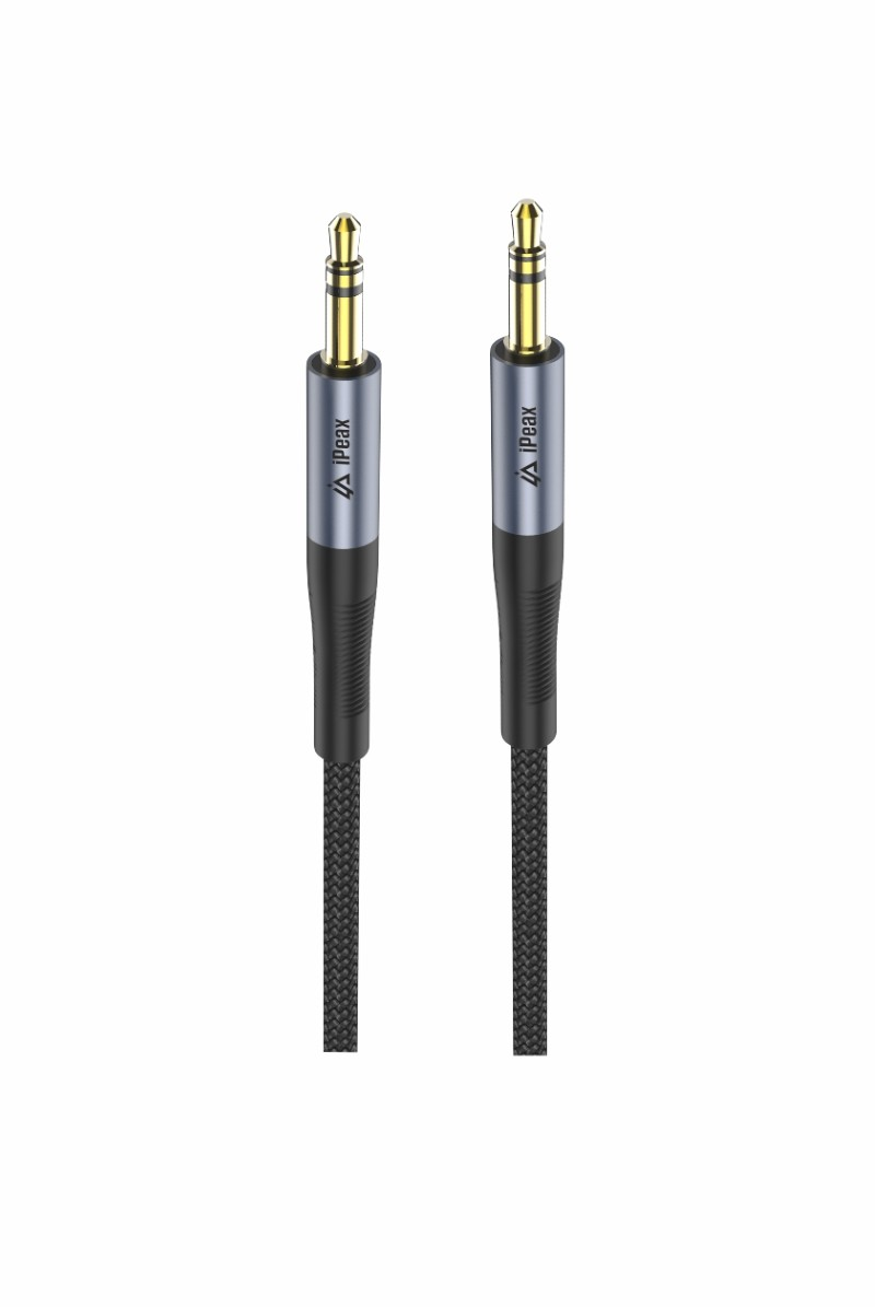 Adaptér iPEAX 90010140 2xJACK 3,5mm (pro poslech hudby) Black