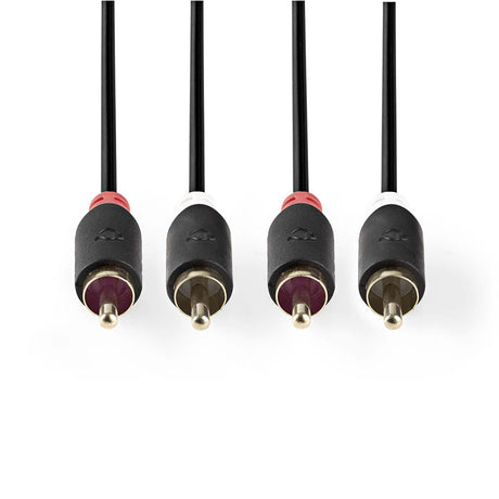 Kabel 2x Cinch konektor/2x Cinch konektor 3m NEDIS CABW24200AT30
