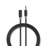 Kabel Jack 3,5mm konektor/Jack 3,5mm zdířka 5m NEDIS CABW22050AT50