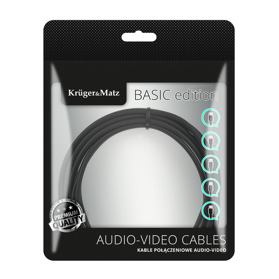 Kabel KRUGER & MATZ KM1204 Basic HDMI 4K 1,8m