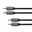 Kabel 2x Cinch konektor/2x Cinch konektor 1,8m KRUGER & MATZ KM0305