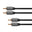 Kabel 2x Cinch konektor/2x Cinch konektor 0,5m KRUGER & MATZ KM0303
