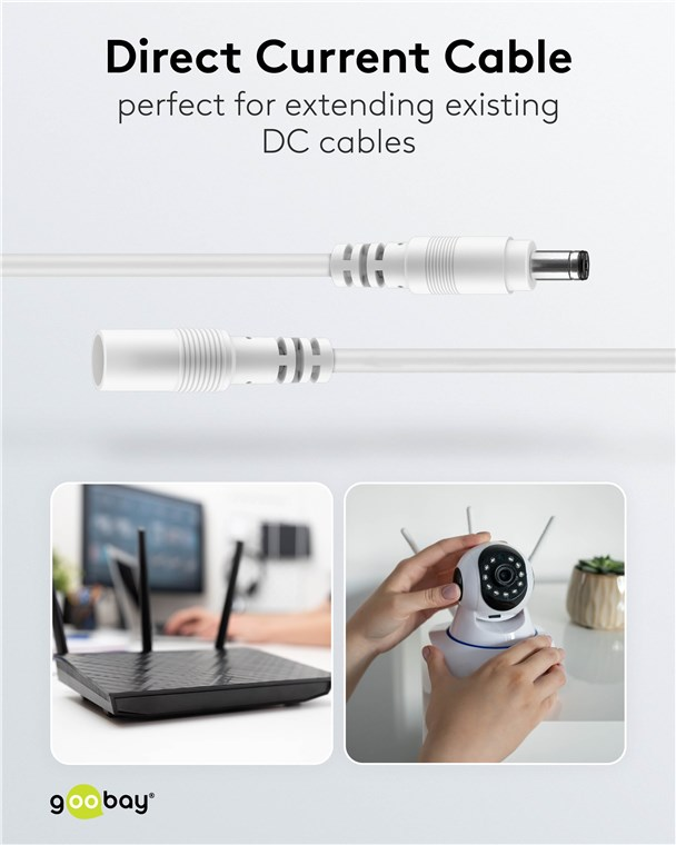 Kabel prodlužovací DC GOOBAY 76680 5m