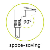 Kabel UTP RJ45/RJ45 GOOBAY 51567 5m úhlový